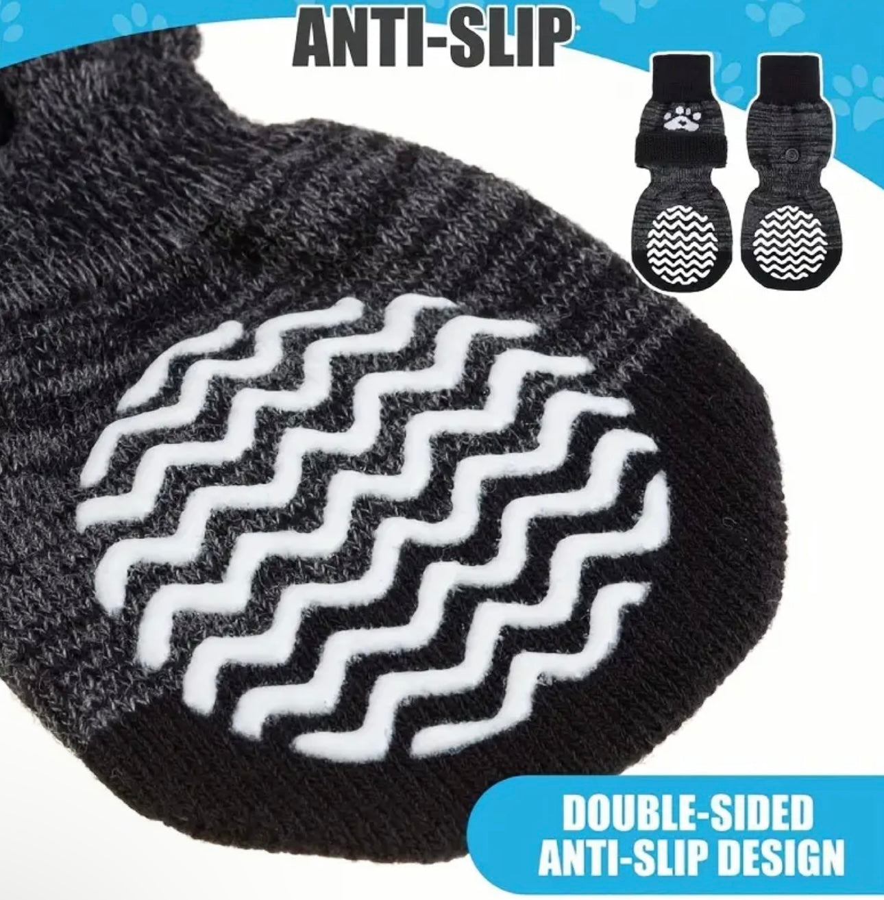 Anti-Slip Dog Socks