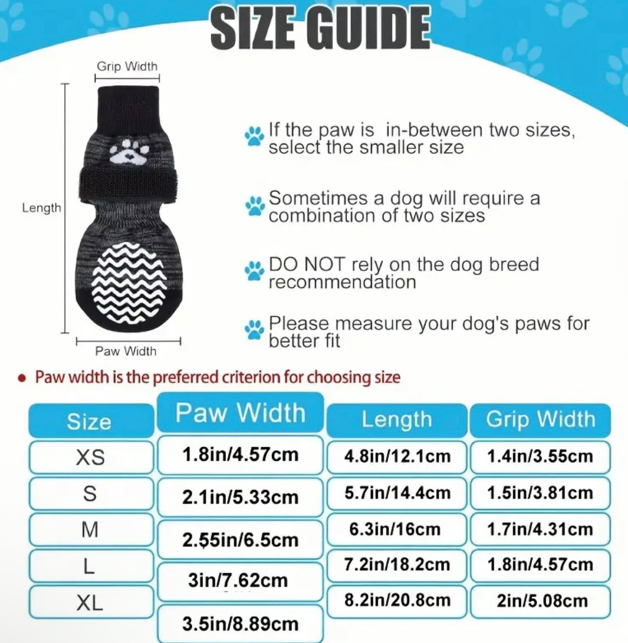 Anti-Slip Dog Socks