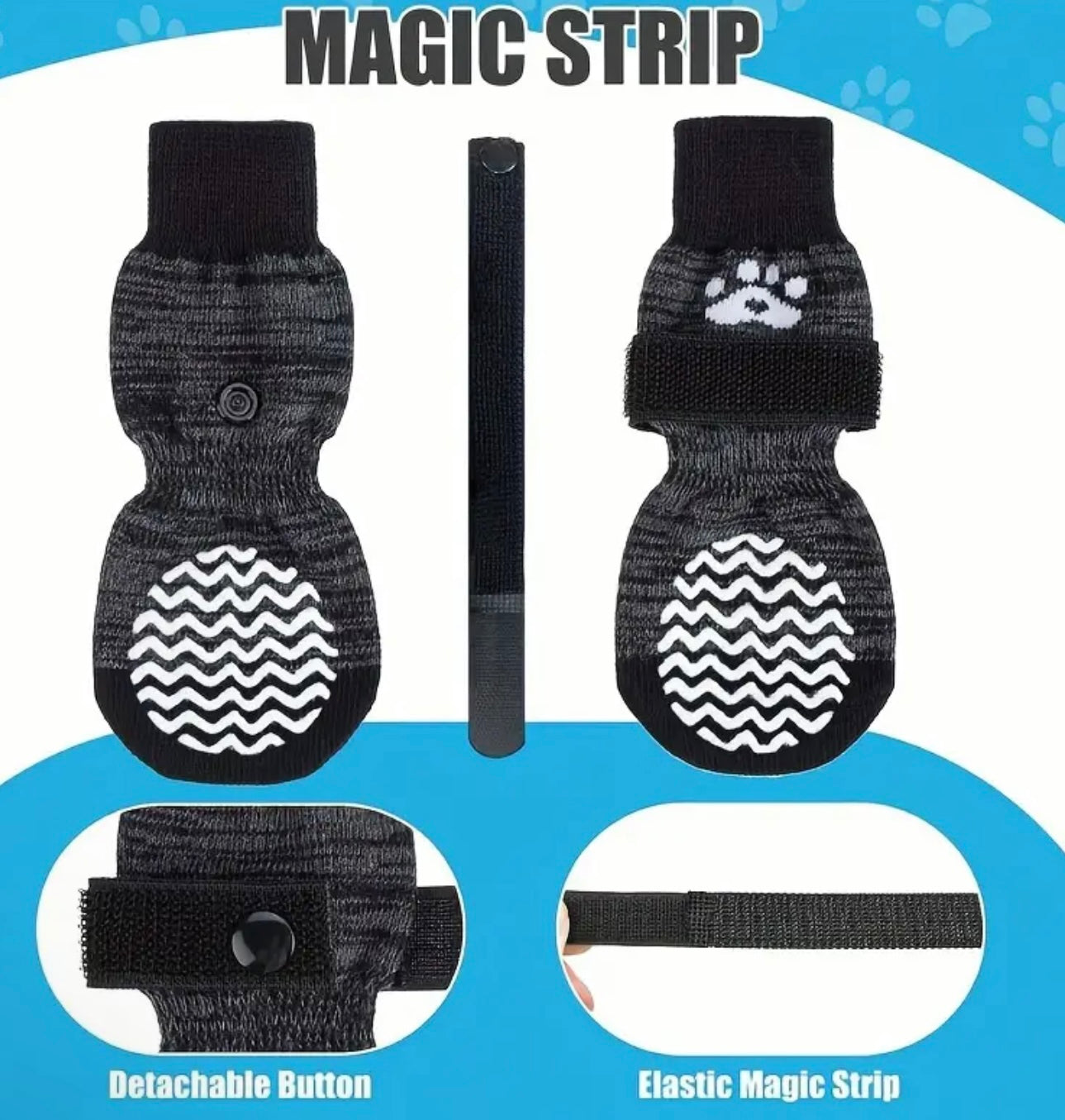 Anti-Slip Dog Socks
